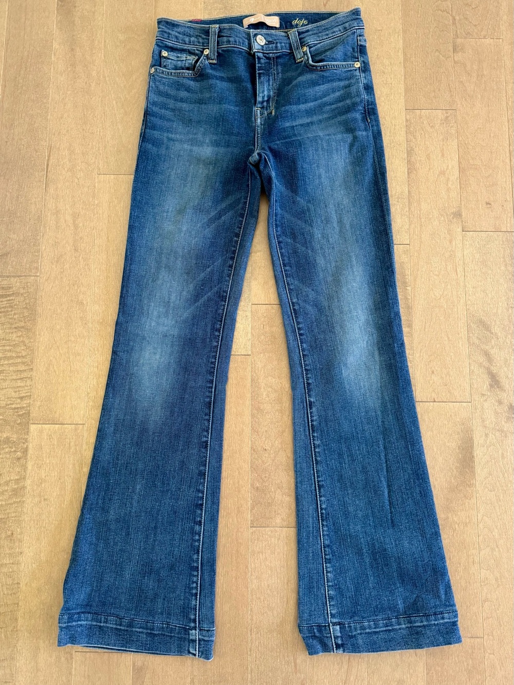 7 for All Mankind B(air) Authentic Denim Dojo Flare Jeans | Size 26